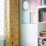 How to Paint Curtains with a Stencil