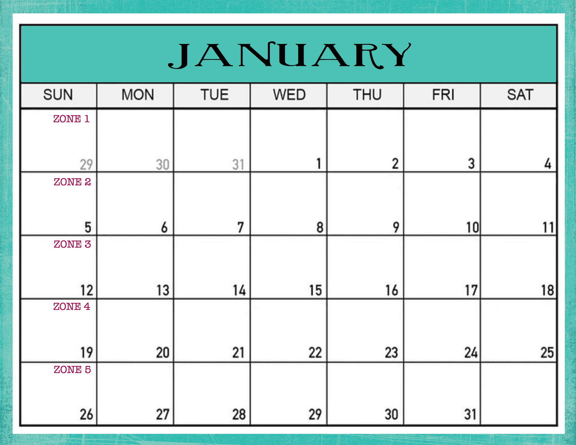 Home Cleaning Schedule