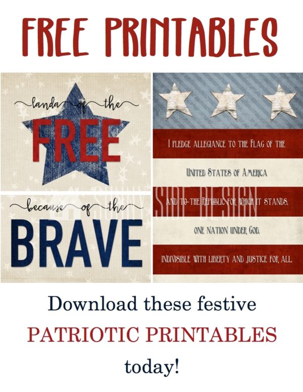 Quick &amp; Easy Patriotic Decor Ideas | Sunny Side Design