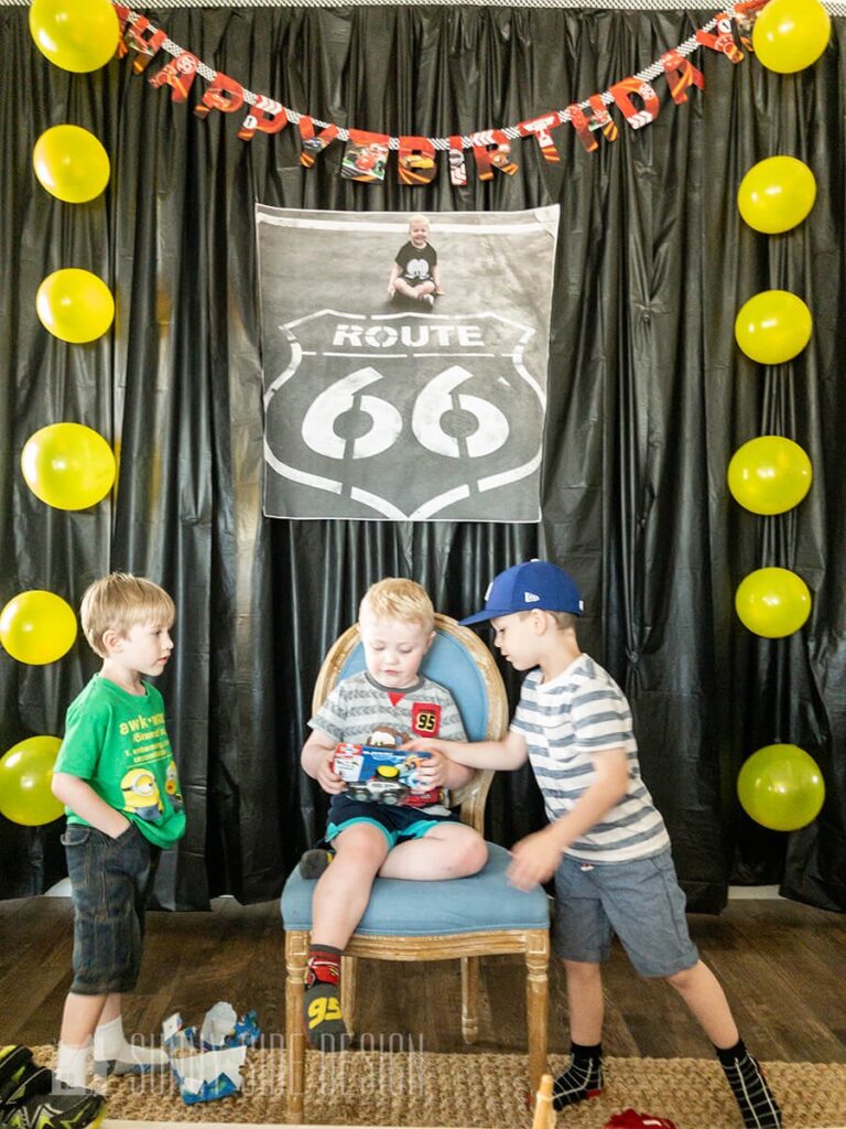 kids standing in front of Photo Booth
