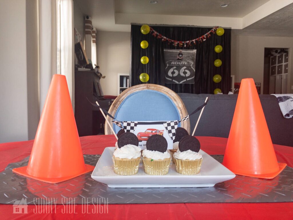cars themed cupcakes