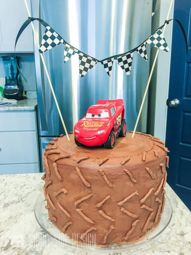 cars themed cake