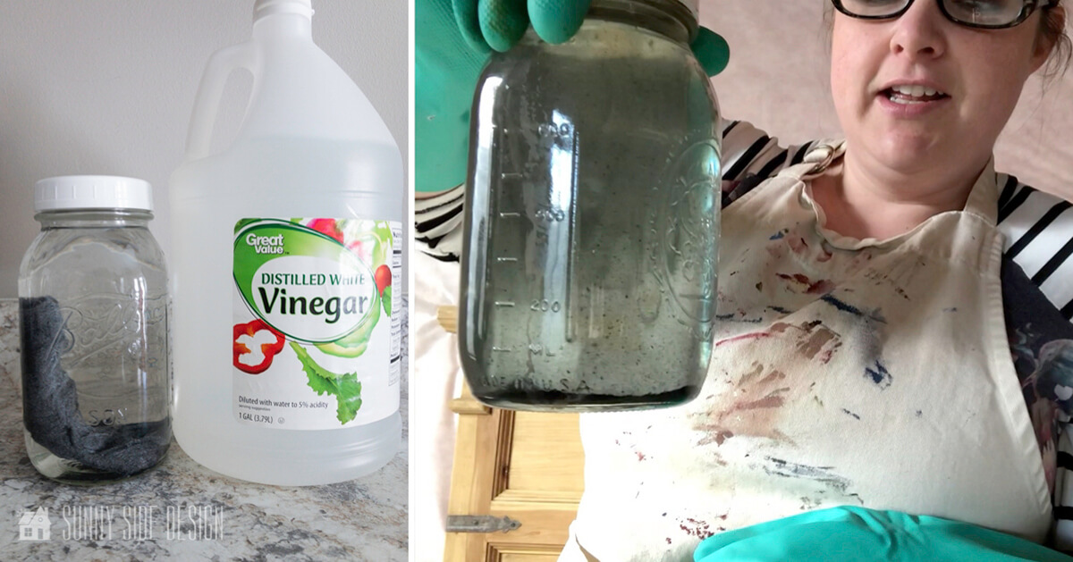 How to Age Wood with Vinegar & Steel Wool | Sunnyside Home