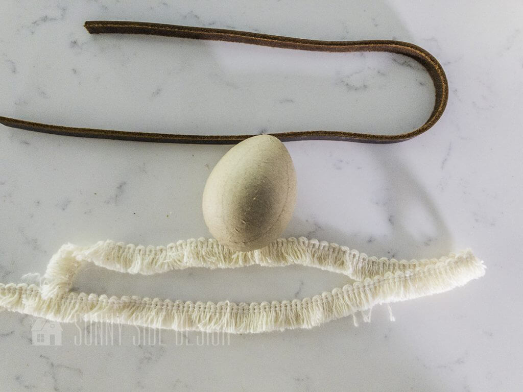 supplies for DIY acorn