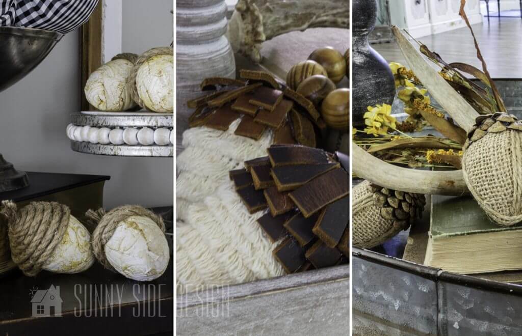 DIY acorns three unique styles