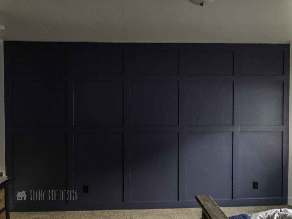 Complete board and batten accent wall