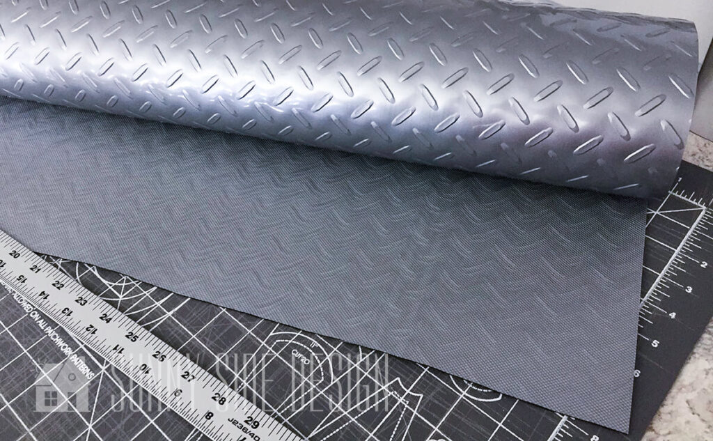 diamond plated carpet runner rolled up