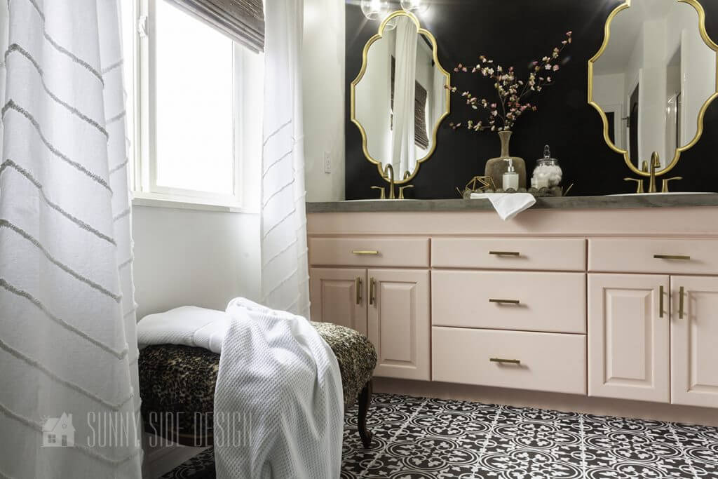 inexpensive diy bathroom makeover