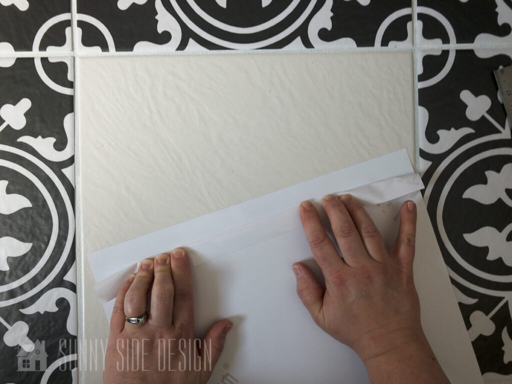 installing peel and stick vinyl flooring