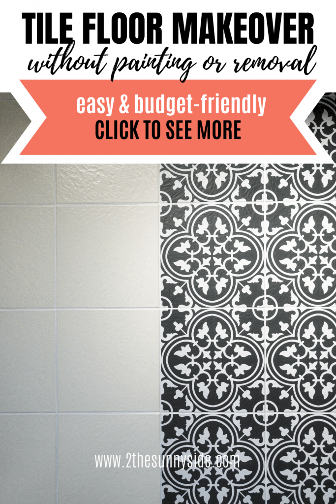 pinterest image installing peel and stick vinyl flooring decal