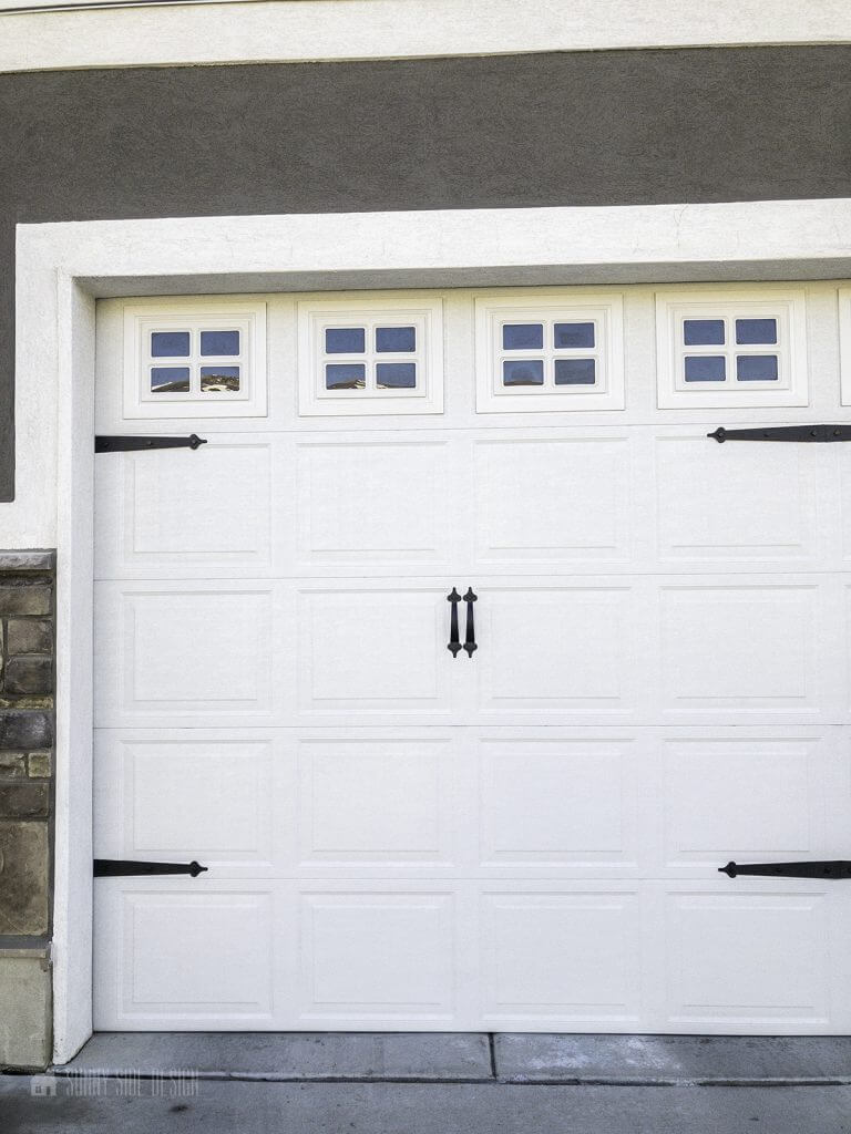Garage Door Hardware Transform Curb, Decorative Garage Door Hardware Magnetic