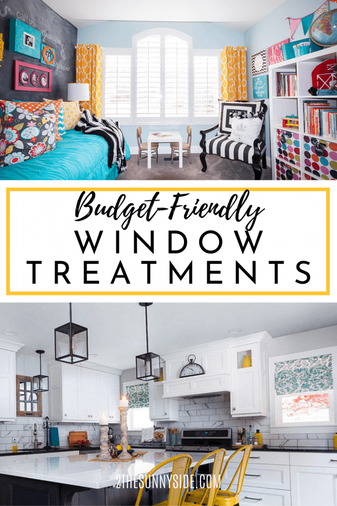 Window Treatment Ideas on a Budget Sunny Side Design
