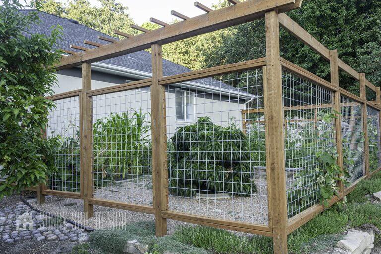 How to Make a Modern Deer Fence for Your Garden Sunny Side Design