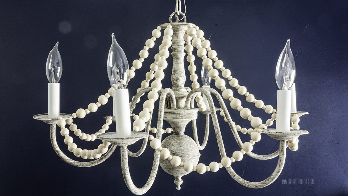 French Country Chandelier with Boho Flair | Sunny Side Design