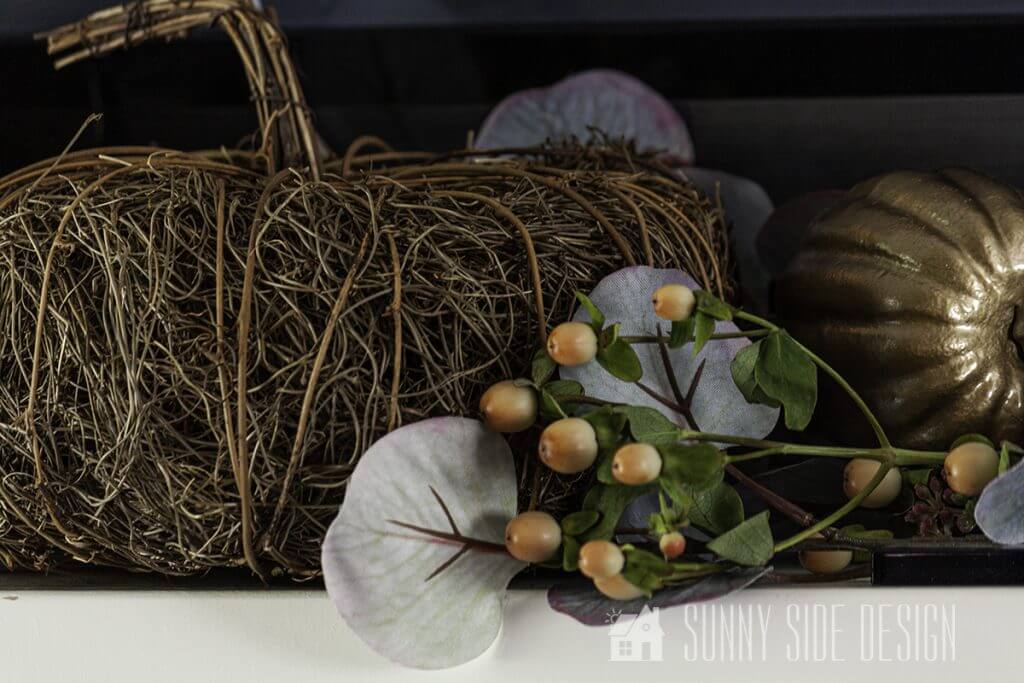Fall decorating with natural elements
