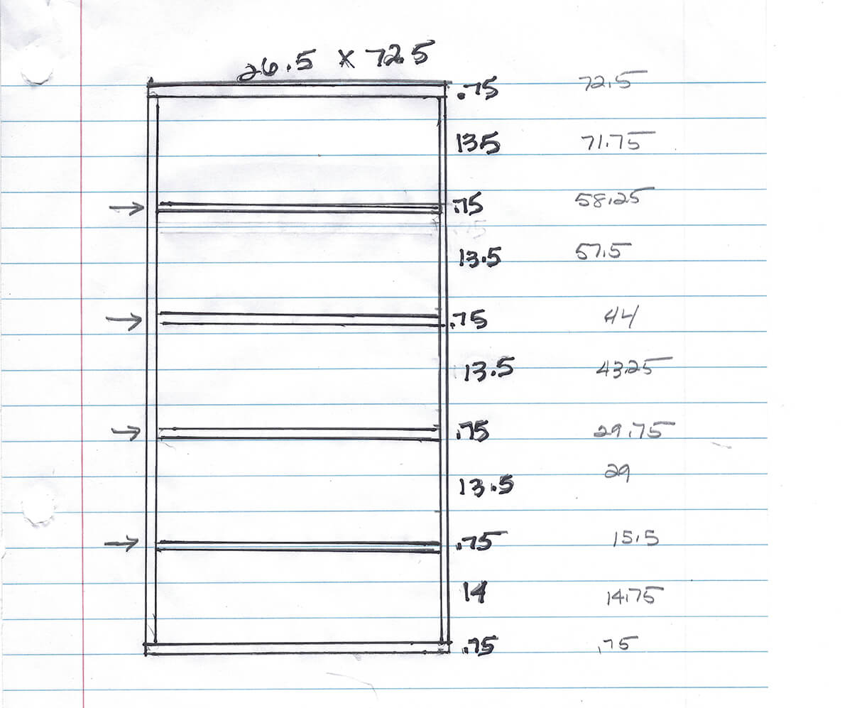 How To Construct Custom Built In Shelves in Wall Sunny Side Design