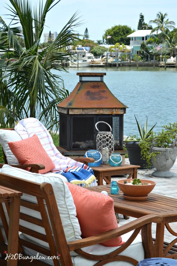 Outdoor Living Ideas, create an outdoor oasis on the waterfront.