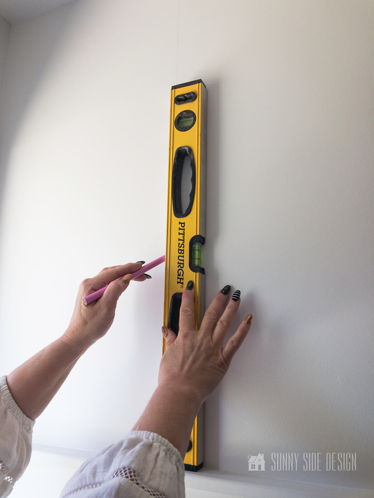 How to Install a Killer Wallpaper Accent Wall Sunny Side Design