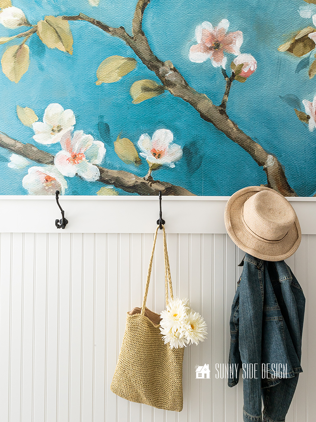 How to Install a Killer Wallpaper Accent Wall | Sunnyside Home