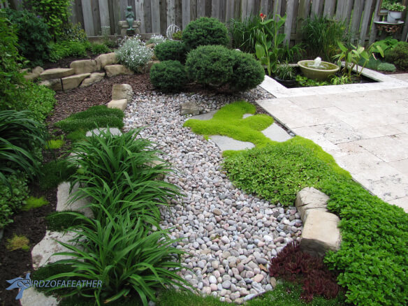 Outdoor Living Ideas, update landscaping with a rock garden.