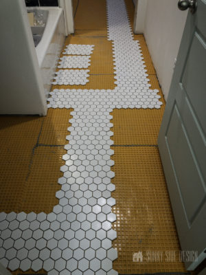 How To Install a Hexagon Bathroom Floor Tile a Beginner’s Guide | Sunny ...