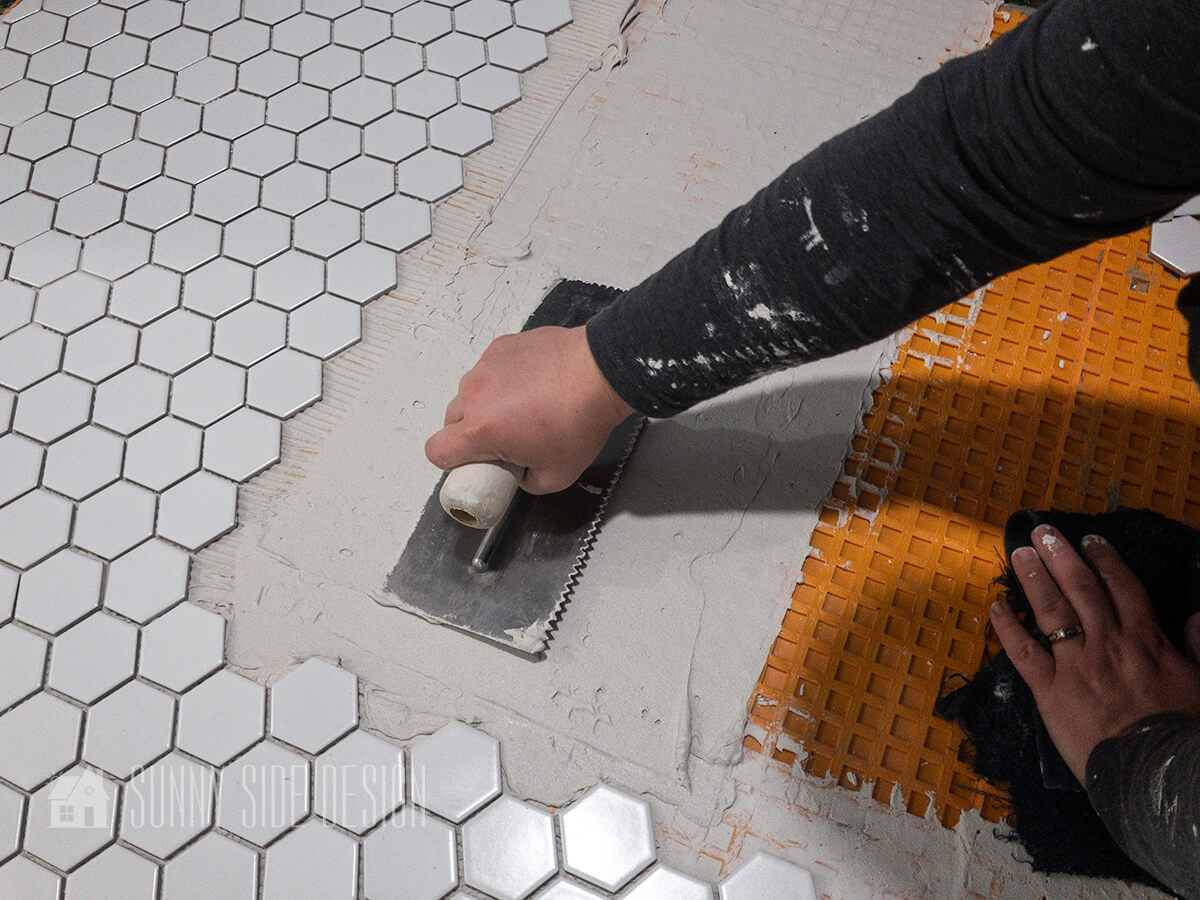 How To Install a Hexagon Bathroom Floor Tile a Beginner’s Guide Sunny