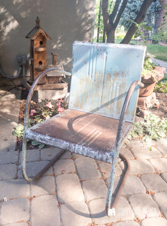 How to Fix Old Rusty Metal Furniture & Make It Stunning Sunny Side Design