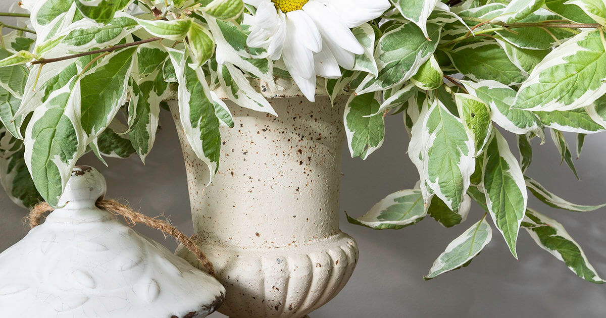 Completed DIY Flower Arrangement