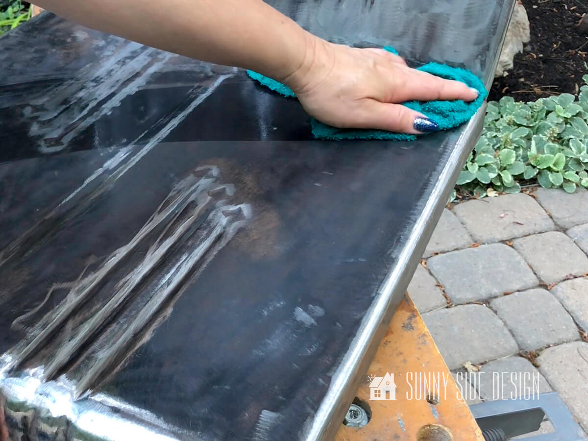 How to Fix Old Rusty Metal Furniture & Make It Stunning Sunny Side Design