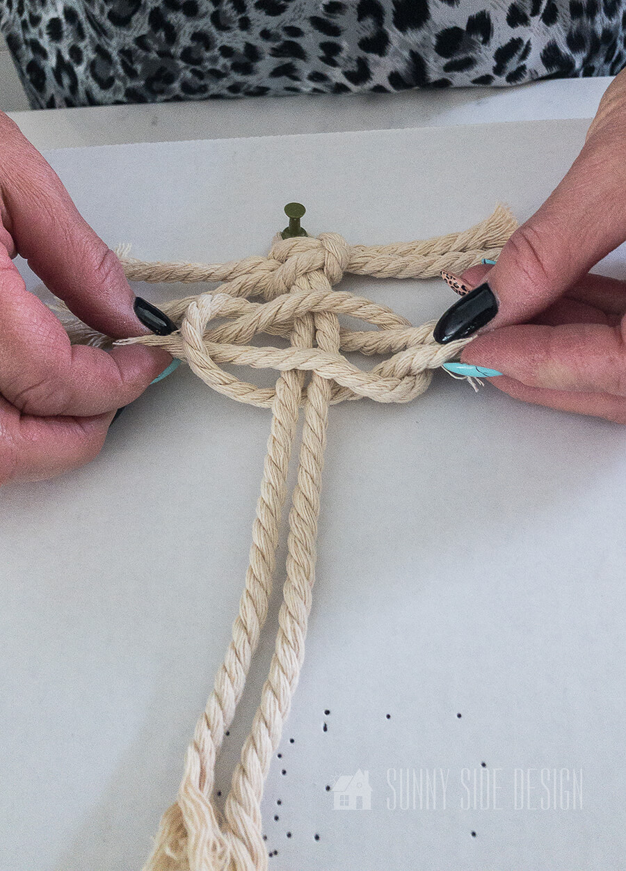 How to Macrame for Beginners Easy Fall Leaves Sunny Side Design