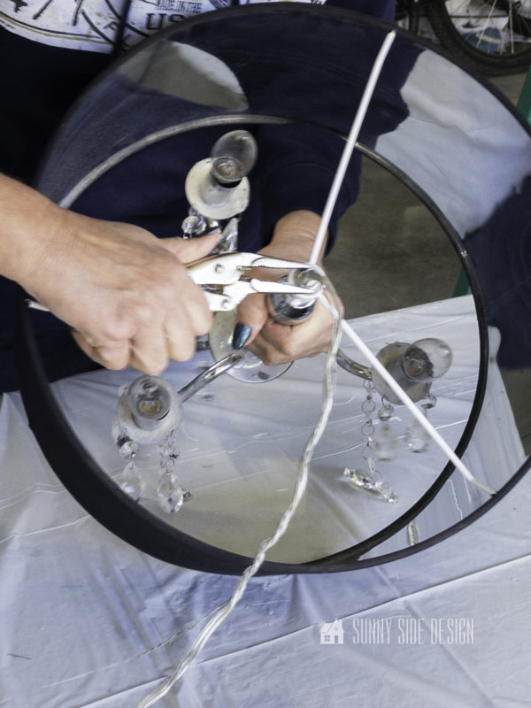 How to Update a Laundry Room Light Fixture Sunny Side Design