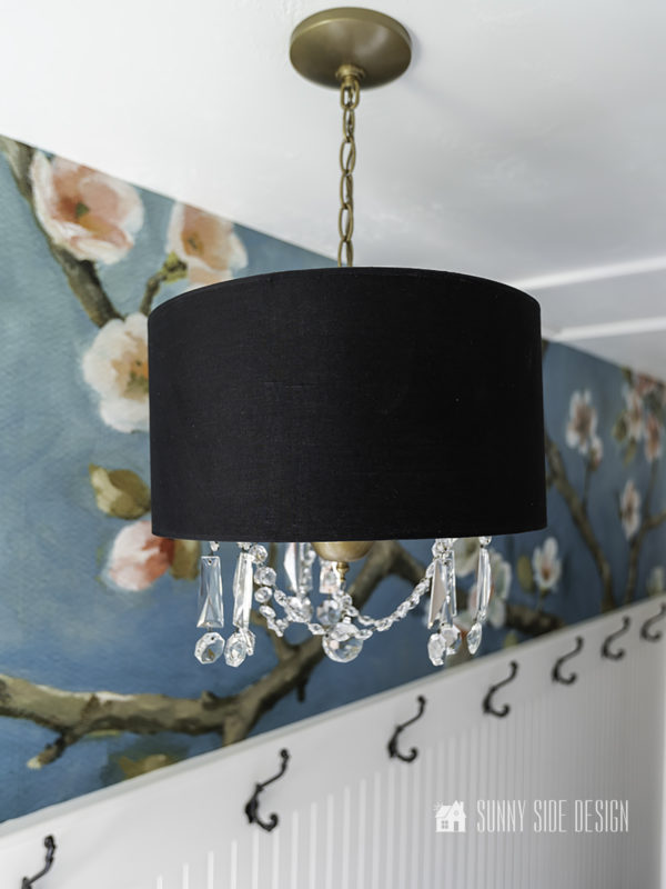 How to Update a Laundry Room Light Fixture Sunny Side Design