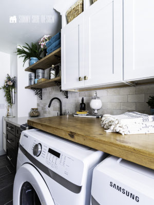 The Best Laundry Room Makeover on a Budget | Sunny Side Design