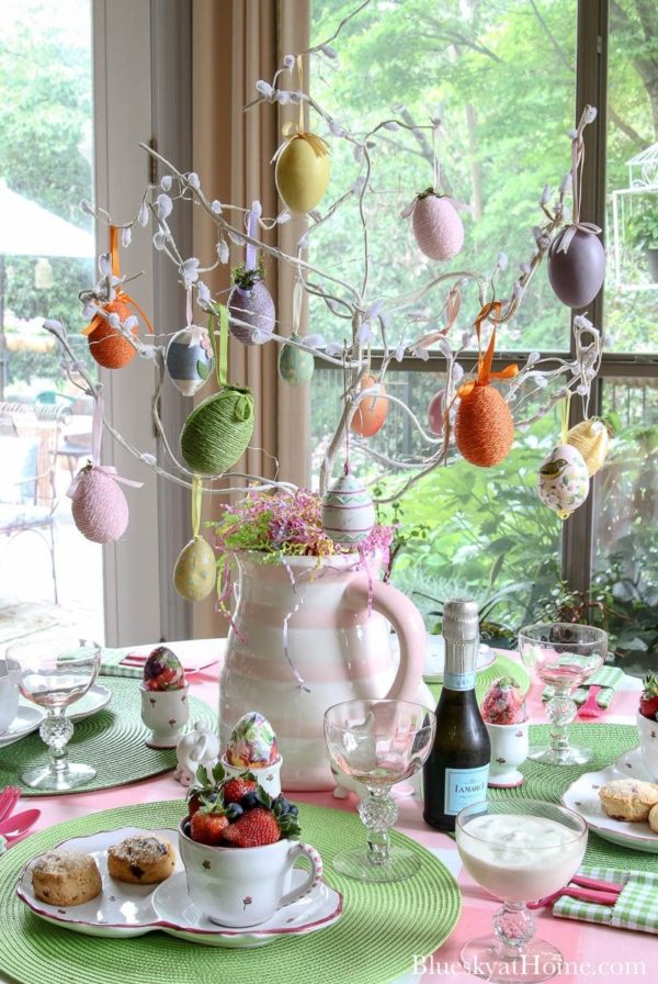 50 Simple Easter Tablescape Ideas You Need to See | Sunnyside Home