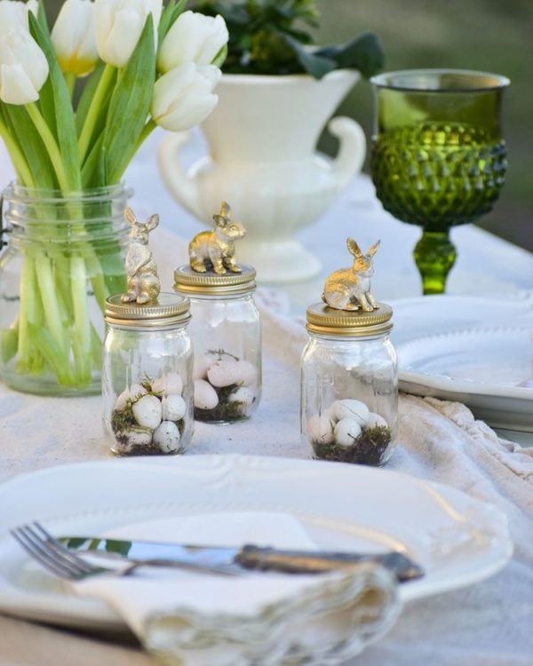 50 Simple Easter Tablescape Ideas You Need to See | Sunnyside Home