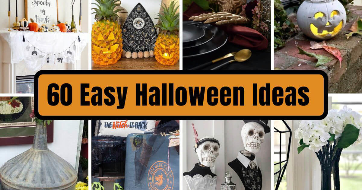 The Best Cheap & Easy Halloween Decor Ideas | Sunny Side Design