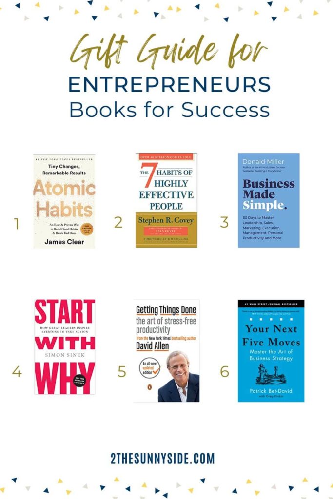 Gift for entrepreneur, 6 books for success