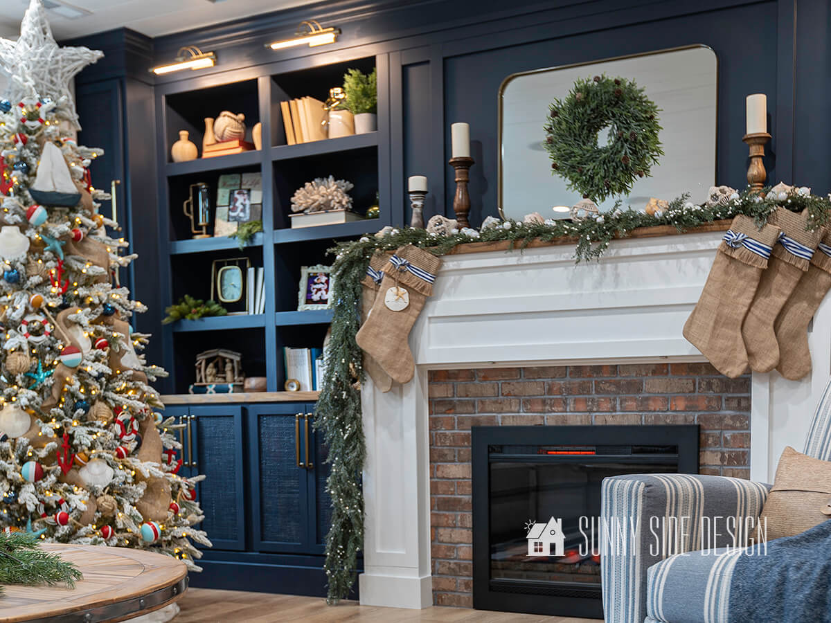 Effortless Holiday Decorating for the Family Room