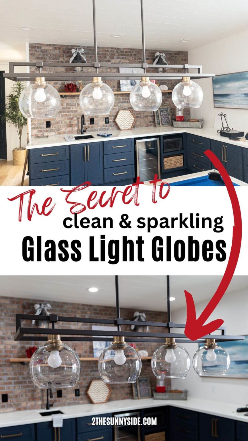 How to Clean Glass Light Fixtures the Easy Way