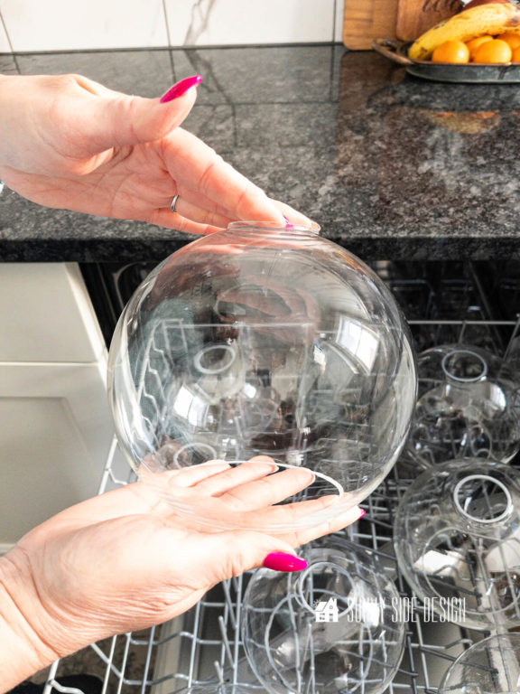 How to Clean Glass Light Fixtures the Easy Way