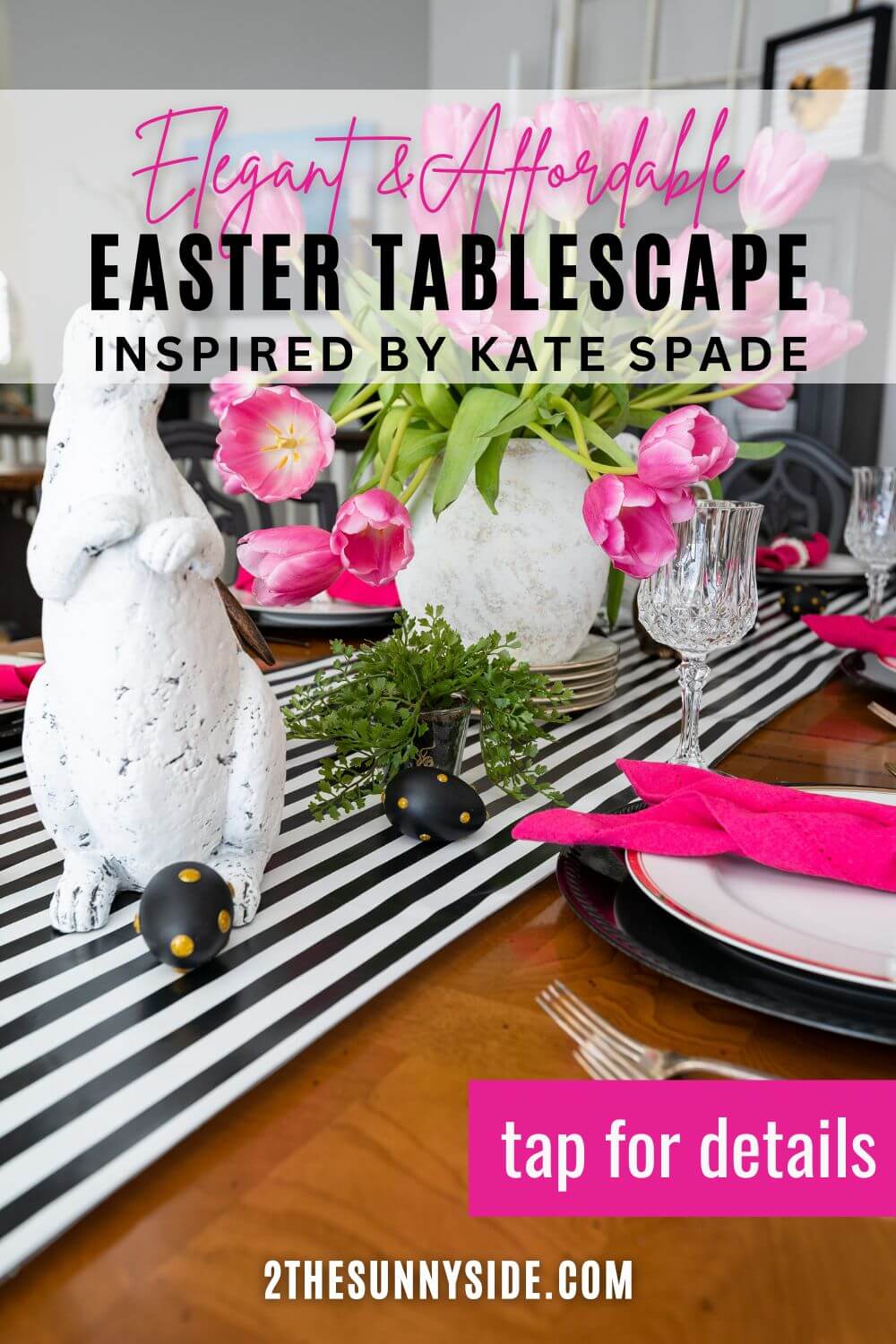How to Set an Easter Table Inspired by Kate Spade | Sunnyside Home