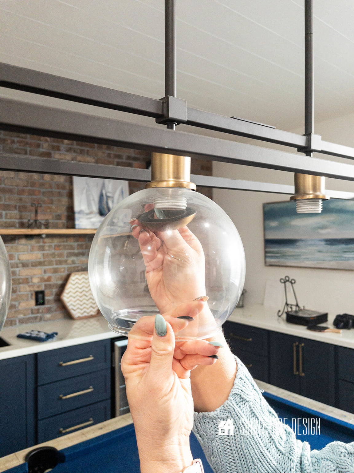 How to Clean Glass Light Fixtures the Easy Way