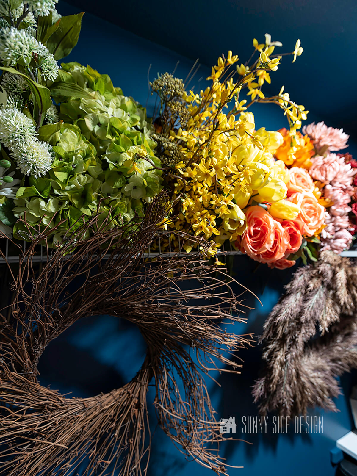 How to DIY Storage for Artificial Flowers Sunny Side Design