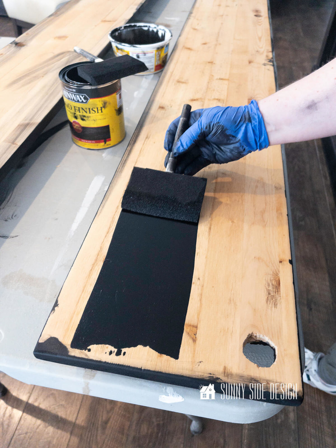 How to Stain Pine Wood with Pro Results Sunny Side Design