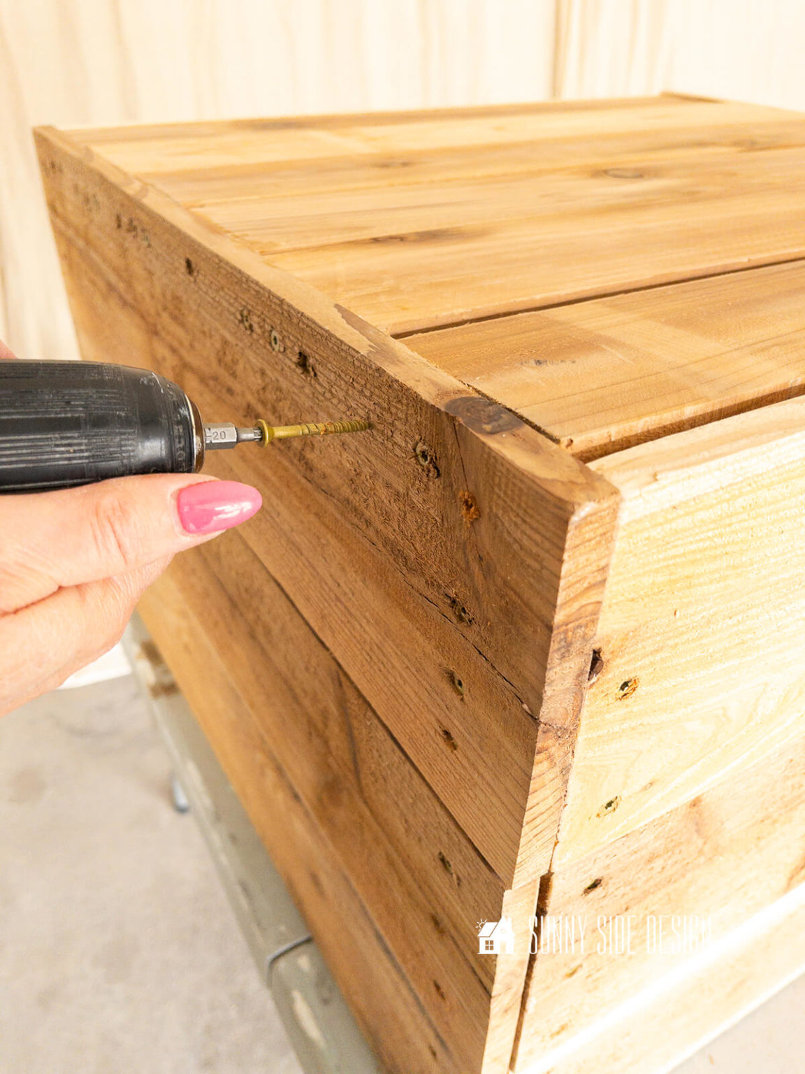 How to Make a Simple Planter Box on Wheels Sunny Side Design