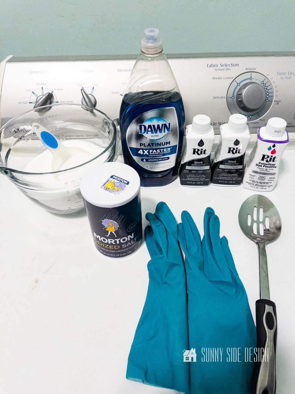 How to Use Rit Dye in Washing Machine Top or Front Load Sunny Side