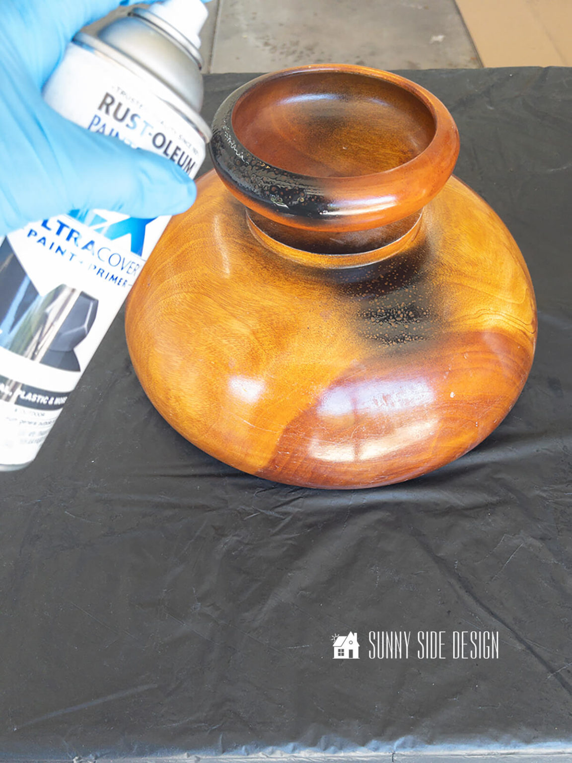 Simple DIY Pedestal Bowl with Thrift Store Finds Sunny Side Design