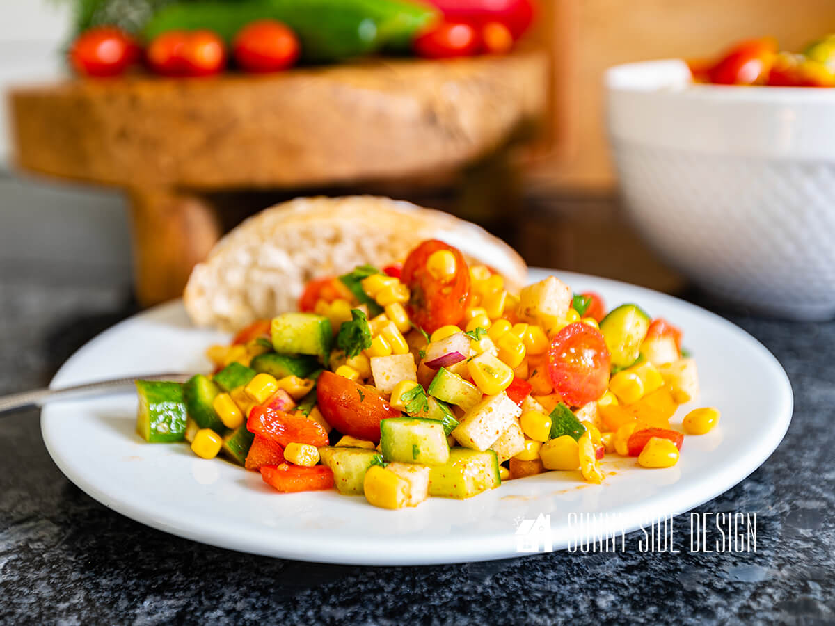 You are currently viewing Easy Corn Salad Recipe with a Lime Vinaigrette