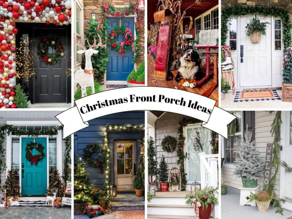 Festive Christmas Front Porch Ideas You Need to See | Sunny Side Design