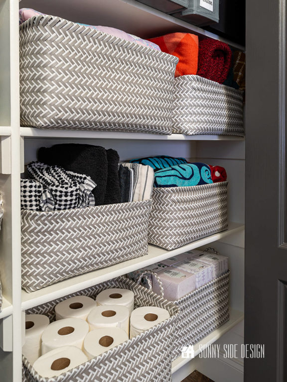 How to Easily Organize a Linen Closet in a Day Sunny Side Design